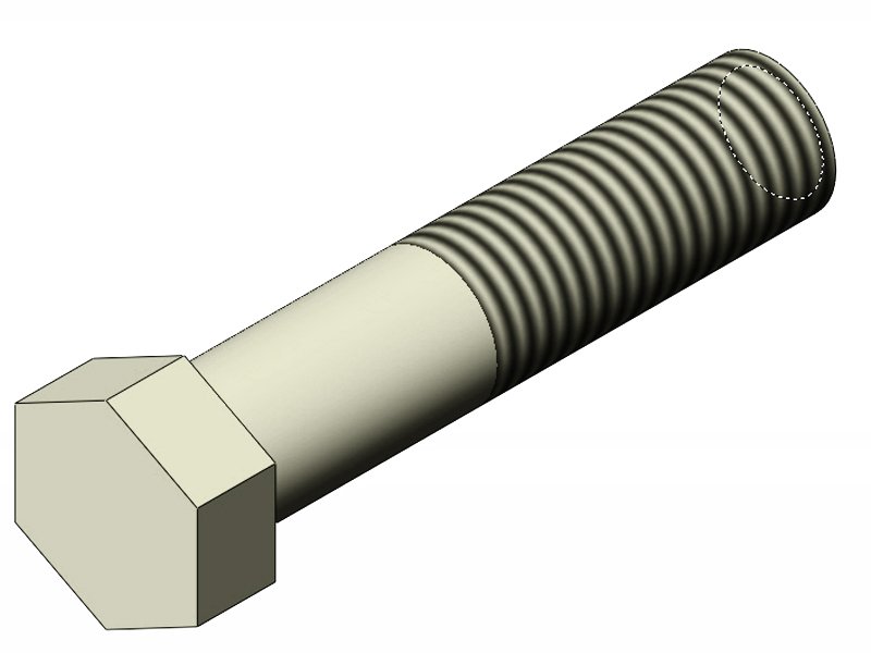 Болт М10-6gх45.88.019 DIN 933 (ДСТУ ГОСТ 7798:2008)