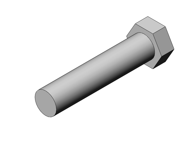 Болт М12-6gx55.58.019 ДСТУ ГОСТ 7796:2008