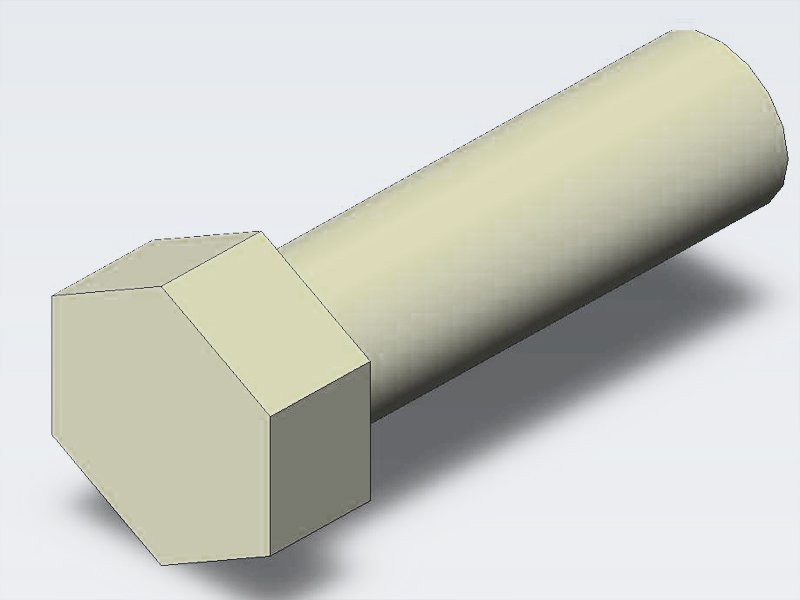 Болт М8-6gх25.88.019 DIN 933 (ДСТУ ГОСТ 7798:2008)